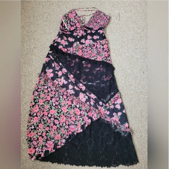 For Love and Lemons Rosalyn Lace Long Dress size L - Picture 6 of 8